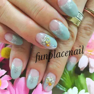 ショート ミディアム セミロング ロング カラー パーマ ヘアアレンジ メンズ キッズ ネイル まつエク nail salon＆school felice所属・フェリーチェ瑞江店 新山のネイルデザイン