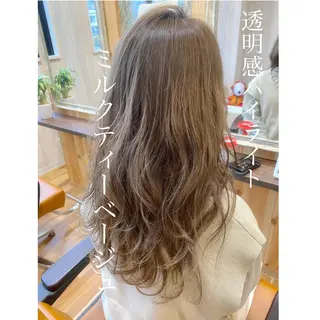 ロング カラー Sourire by Tetote 江坂店所属・土畑 博矢のヘアスタイル