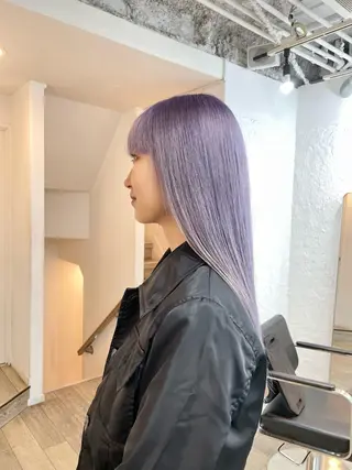 ロング カラー meme原宿所属・ブロンド・ハイトーン /遠藤将太のヘアスタイル