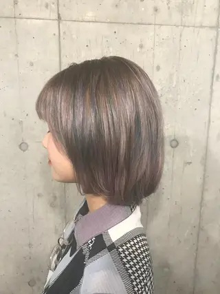 ショート カラー パーマ ヘアアレンジ メンズ キッズ ネイル マツエク・マツパ サロンドミルク 原宿のヘアスタイル