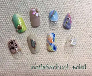 ネイル センター南 eclatのネイルデザイン