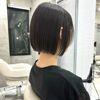 ショート カラー 💎ボブ/似合わせの 達人/縮毛矯正/畔上のヘアスタイル