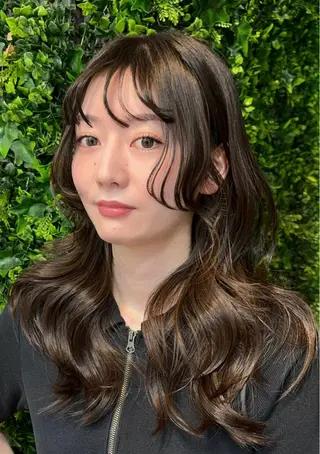 ロング カラー Pocket仙台 💚モエリのヘアスタイル