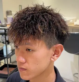 パーマ ヘアアレンジ メンズ AI TOKYO　men's横浜所属・👑メンズ特化👑 💪りゅうせい💪のヘアスタイル