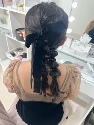 セミロング ヘアセット/金山 佐野 妃都美のヘアスタイル