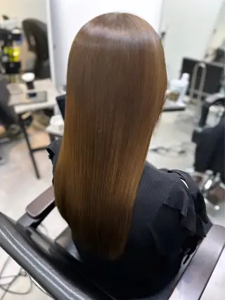 ロング shinka　omotesando所属・ブリーチ縮毛矯正 /髪質改善/タイチのヘアスタイル