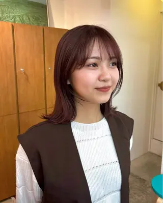 カラー aiko【艶カラー ・ミニモ年内で終了】のヘアスタイル