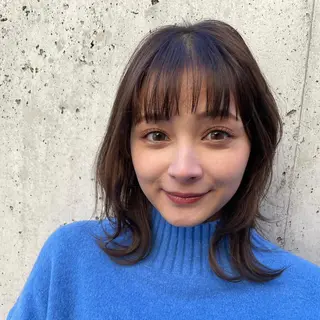 ミディアム カラー 年間2000名以上 担当🔶三浦翔/長町のヘアスタイル