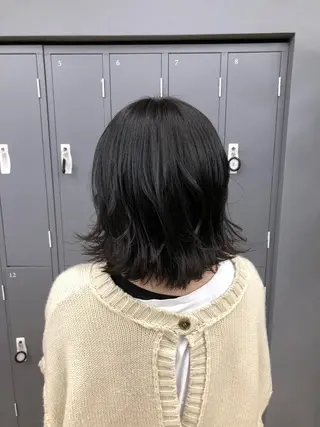 ミディアム カラー GIEN 末吉 海斗のヘアスタイル