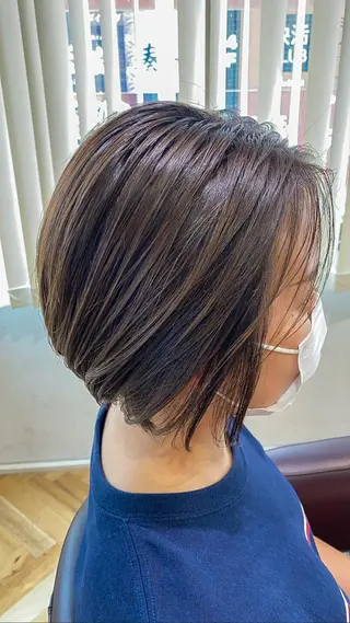 ショート カラー 韓国風デザイン 💐MIZUKI💐のヘアスタイル