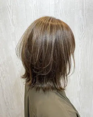 ミディアム TELA HAIR所属・武内 凌レイヤーカット🐺のヘアスタイル