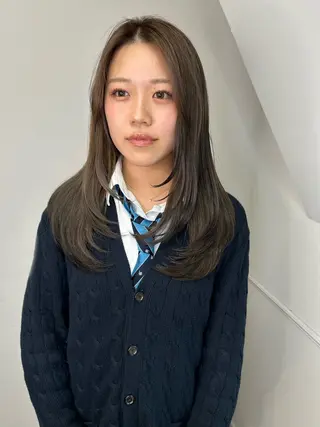 ロング カラー land所属・透明感カラー/レイヤ ー🌙Honokaのヘアスタイル