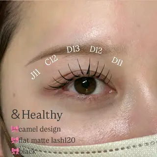 マツエク・マツパ Veil ayakaのマツエク・マツパデザイン