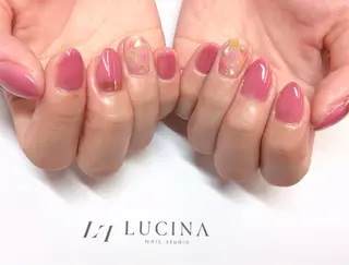 ネイル 新橋 ルキナ スタッフのネイルデザイン