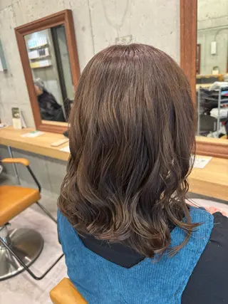 ミディアム ユイナ カラーモデル大募集のヘアスタイル