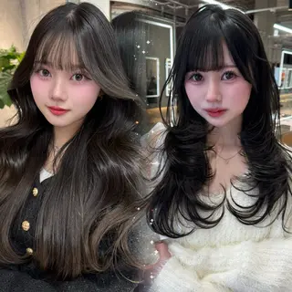 ロング カラー 『タケル』が魅せる✨ 熊本🥇トレンドヘアのヘアスタイル