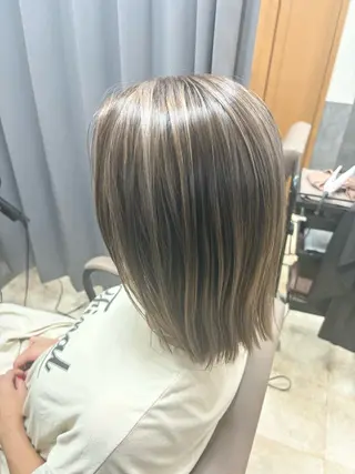 ミディアム カラー 竹内 滉太のヘアスタイル