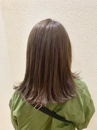ミディアム カラー 💈平島 拓也💈のヘアスタイル