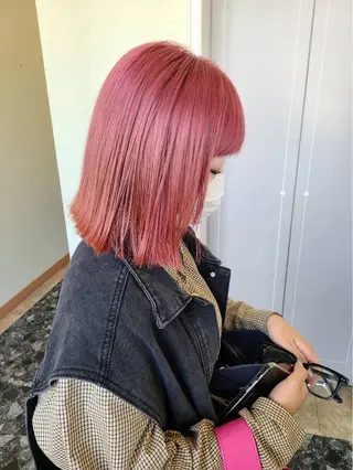 カラー NUMBER 天王寺YUYAのヘアスタイル