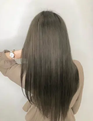 ロング カラー 🥀ダブルカラー/ 縮毛矯正🥀ユイキのヘアスタイル