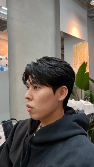 ショート パーマ メンズ Alo所属・💥メンズパーマ /表参道/モント💥のヘアスタイル