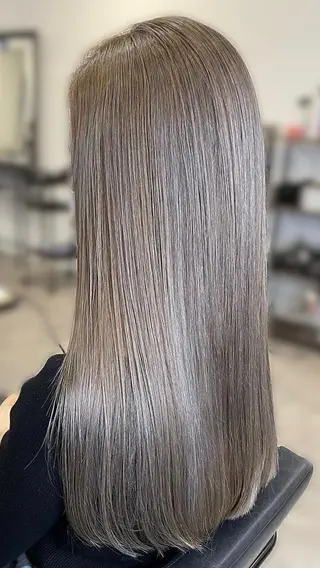 ロング カラー パーマ 🫧美髪矯正/ 髪質改善/藤平健太のヘアスタイル