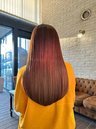 ロング 🫧RYOグレージュ /透け感カラー🫧のヘアスタイル