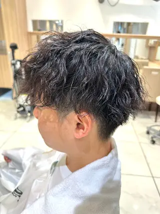 パーマ メンズ 関口 舜大のヘアスタイル