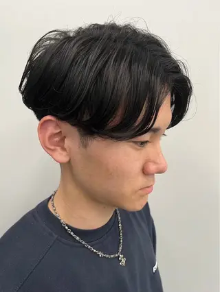 パーマ メンズ ニュアンスパーマ/ ウルフ/ときなのヘアスタイル