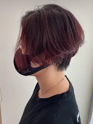 ショート カラー ✴︎ヒラガカナ✴︎ ECLAT HAIRのヘアスタイル