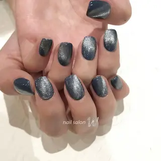 ミディアム REINA W【今福鶴見店】のネイルデザイン