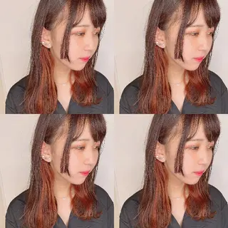 ミディアム カラー ヘアアレンジ 竹内啓太 ボブのヘアスタイル