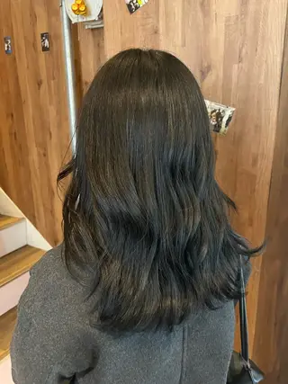 ミディアム カラー パーマ 【暗め透明感カラー】 【インナー】小島良太のヘアスタイル