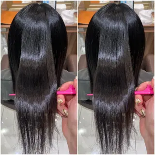 ロング パーマ 全席個室　暖色カラー Zina松園優香🌸のヘアスタイル