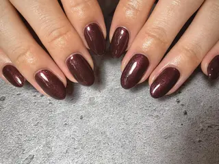 ショート カラー ネイル マツエク・マツパ illum hicariのネイルデザイン