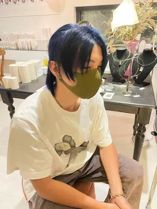 カラー メンズ アオキ リノのヘアスタイル