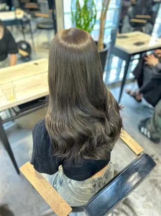 ロング 🌷ブリーチ縮毛矯正 /mina🌷のヘアスタイル