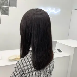 ミディアム カラー 髪質改善ストレート KENTOのヘアスタイル