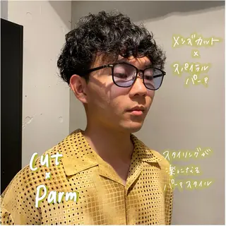 パーマ メンズ 暖色艶color / ボブ🦩Rioのヘアスタイル