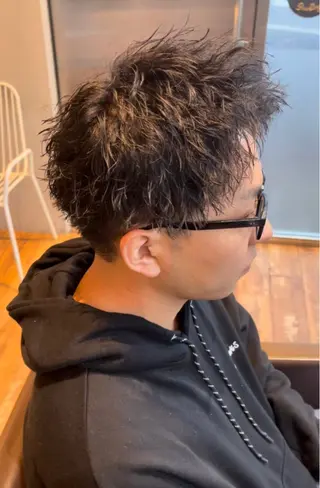 パーマ メンズ CUORE HAIR ange水戸所属・🌟パーマリスト 鈴木雄大🌟のヘアスタイル