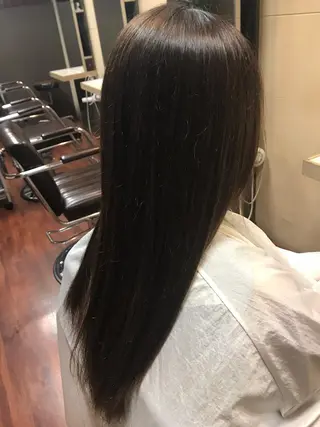 ロング 大木 華のヘアスタイル