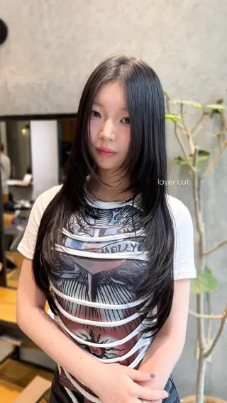ロング カラー yuuri 🎀のヘアスタイル