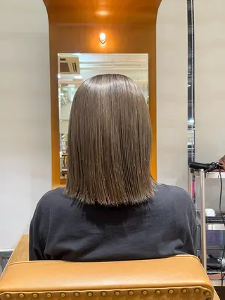 ミディアム カラー カット/パーマモデル 募集🩵　yukaのヘアスタイル