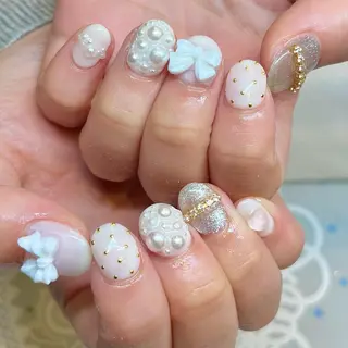 ショート ネイル ネイルサロン リリーブランシュ所属・森 瑞紀のネイルデザイン