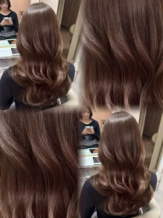 ロング カラー ♡韓国/レイヤー カット/Ayana♡のヘアスタイル