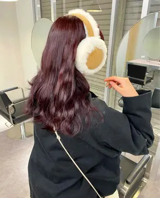 ミディアム カラー ブリーチ/ベージュ 💕/momoaのヘアスタイル