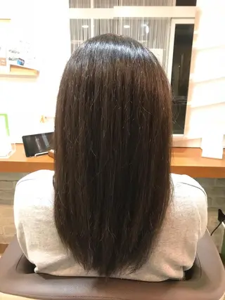 セミロング 川村 綾のヘアスタイル