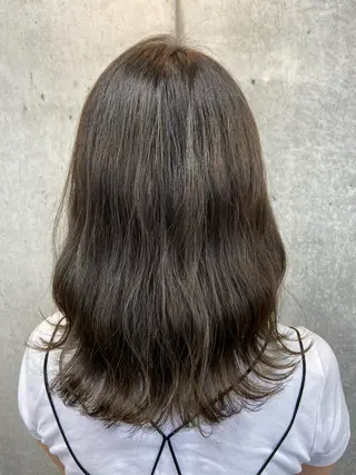セミロング カラー 暗髪/艶髪/Ono .のヘアスタイル
