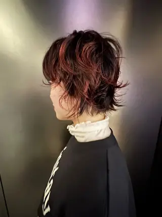 ショート パーマ MINX 野村実莉 カット/パーマのヘアスタイル