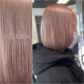 ショート カラー ‪るか/‪透明感 カラー/アレンジのヘアスタイル